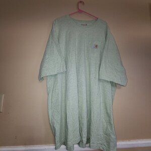 CARHARTT MENS LOOSE FIT 3XL TALL W POCKET LIGHT MINT COLOR VERY COMFORTABLE 3XL